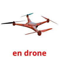 en drone cartões com imagens