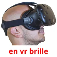 en vr brille cartões com imagens