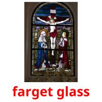 farget glass picture flashcards