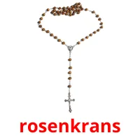 rosenkrans cartões com imagens