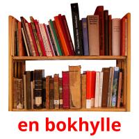 en bokhylle picture flashcards