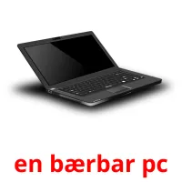 en bærbar pc cartões com imagens