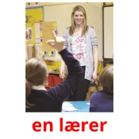 en lærer cartões com imagens