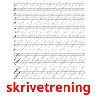 skrivetrening cartões com imagens