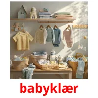 babyklær bildekort