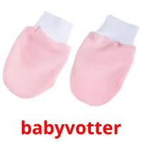 babyvotter cartões com imagens