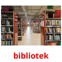 bibliotek cartões com imagens