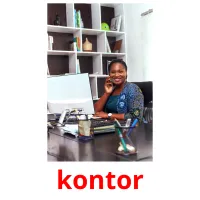 kontor cartões com imagens