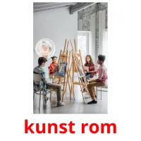 kunst rom cartões com imagens