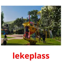 lekeplass cartões com imagens