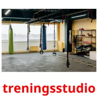 treningsstudio cartões com imagens