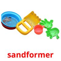 sandformer Bildkarteikarten