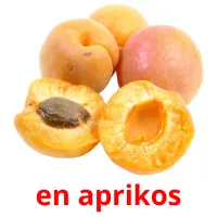 en aprikos cartões com imagens