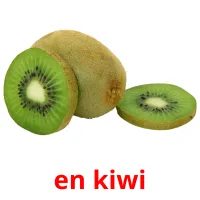 en kiwi cartões com imagens