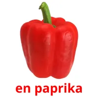 en paprika cartões com imagens