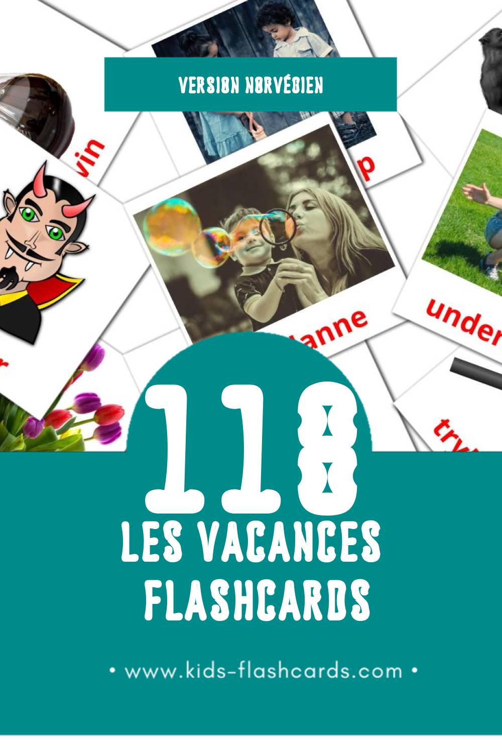 Flashcards Visual høytid pour les tout-petits (28 cartes en Norvégien)