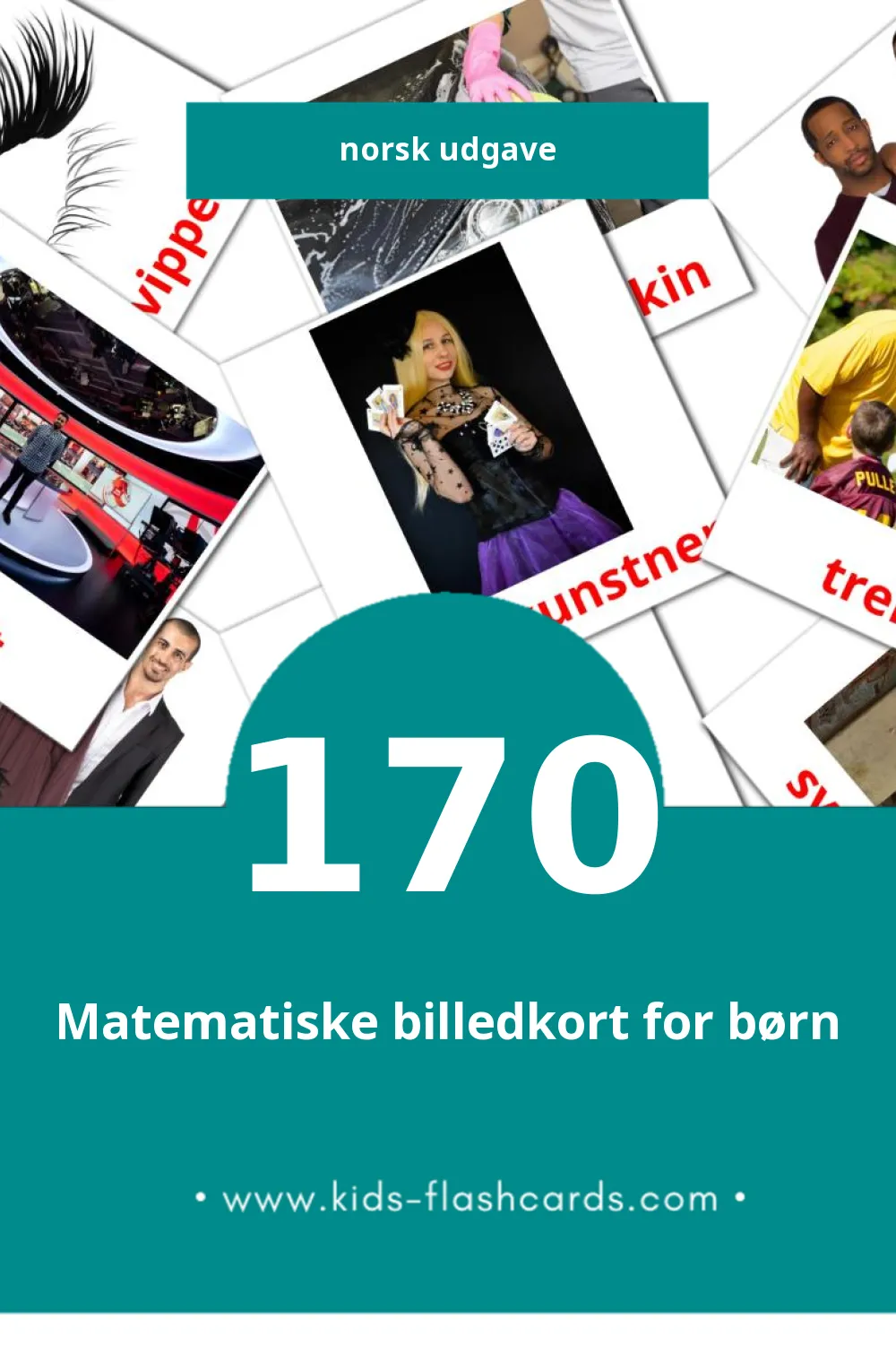 Visuelle billedkort for børn om Mennesker til småbørn (170 kort på Norsk)