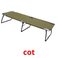 cot bildkort för barn