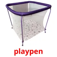 playpen bildkort för barn