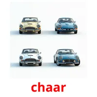 chaar picture flashcards