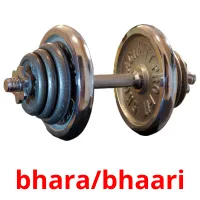 bhara/bhaari bildkort för barn