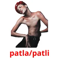 patla/patli bildkort för barn