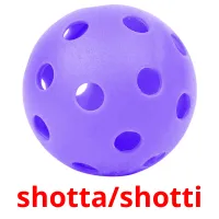shotta/shotti bildkort för barn