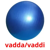 vadda/vaddi bildkort för barn