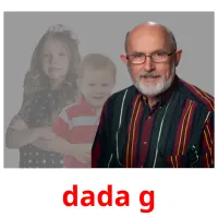 dada g bildkort för barn