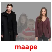 maape bildkort för barn