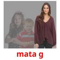 mata g bildkort för barn