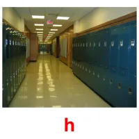 h picture flashcards
