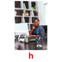 h picture flashcards