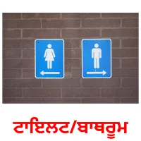 ਟਾਇਲਟ/ਬਾਥਰੂਮ picture flashcards