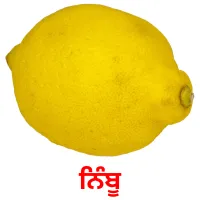 ਨਿੰਬੂ picture flashcards