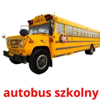 autobus szkolny Tarjetas didacticas