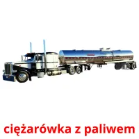 ciężarówka z paliwem Tarjetas didacticas