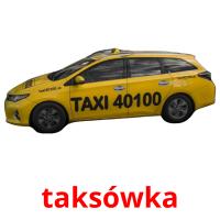 taksówka picture flashcards