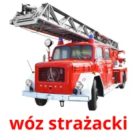 wóz strażacki Tarjetas didacticas