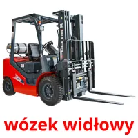 wózek widłowy Tarjetas didacticas