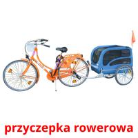 przyczepka rowerowa Bildkarteikarten