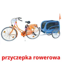 przyczepka rowerowa Bildkarteikarten