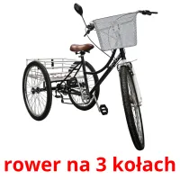 rower na 3 kołach Bildkarteikarten