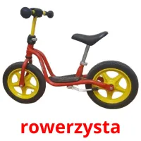 rowerzysta Bildkarteikarten