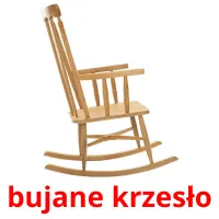 bujane krzesło picture flashcards