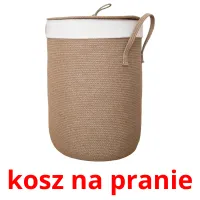 kosz na pranie picture flashcards