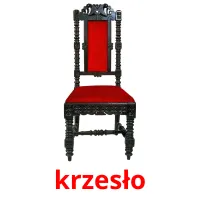 krzesło picture flashcards