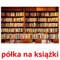 półka na książki picture flashcards