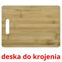 deska do krojenia picture flashcards