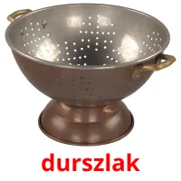 durszlak picture flashcards